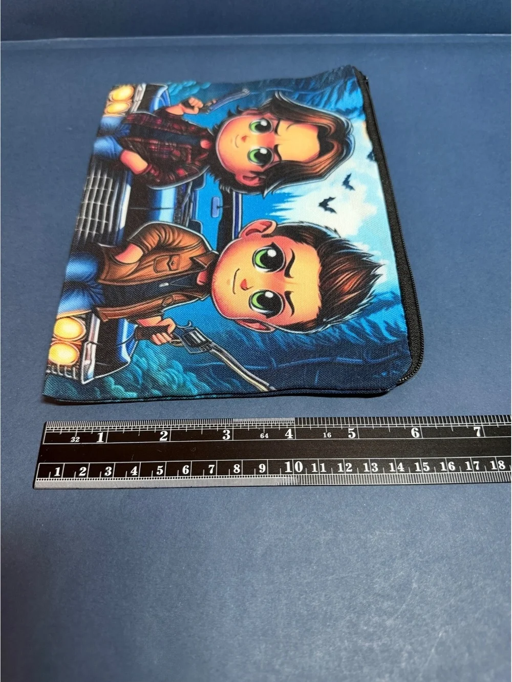 Cosmetic or anything bag Supernatural Sam & Dean Winchester.